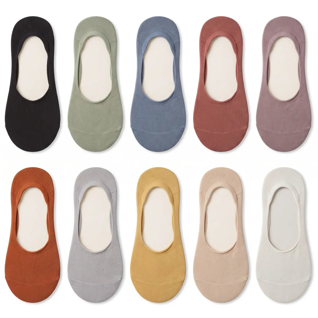 No-Show Grip Socks · 10-pack