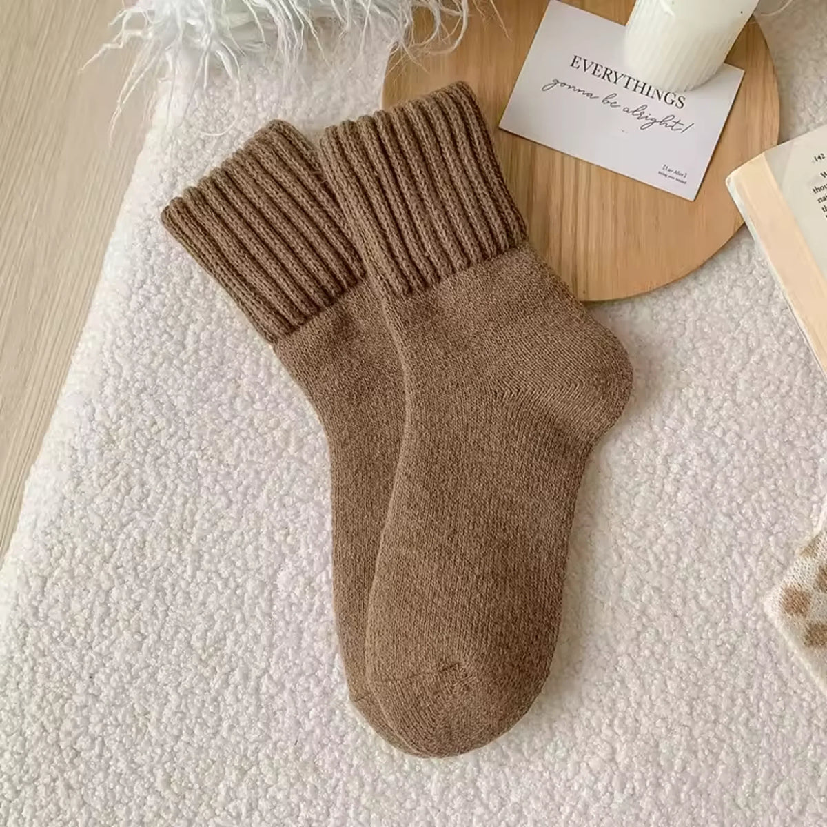 Chunky Cuff Socks · 5-pack