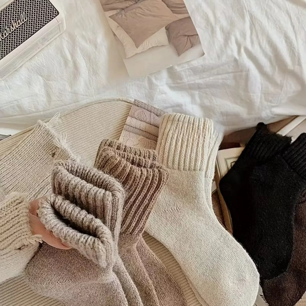 Chunky Cuff Socks · 5-pack