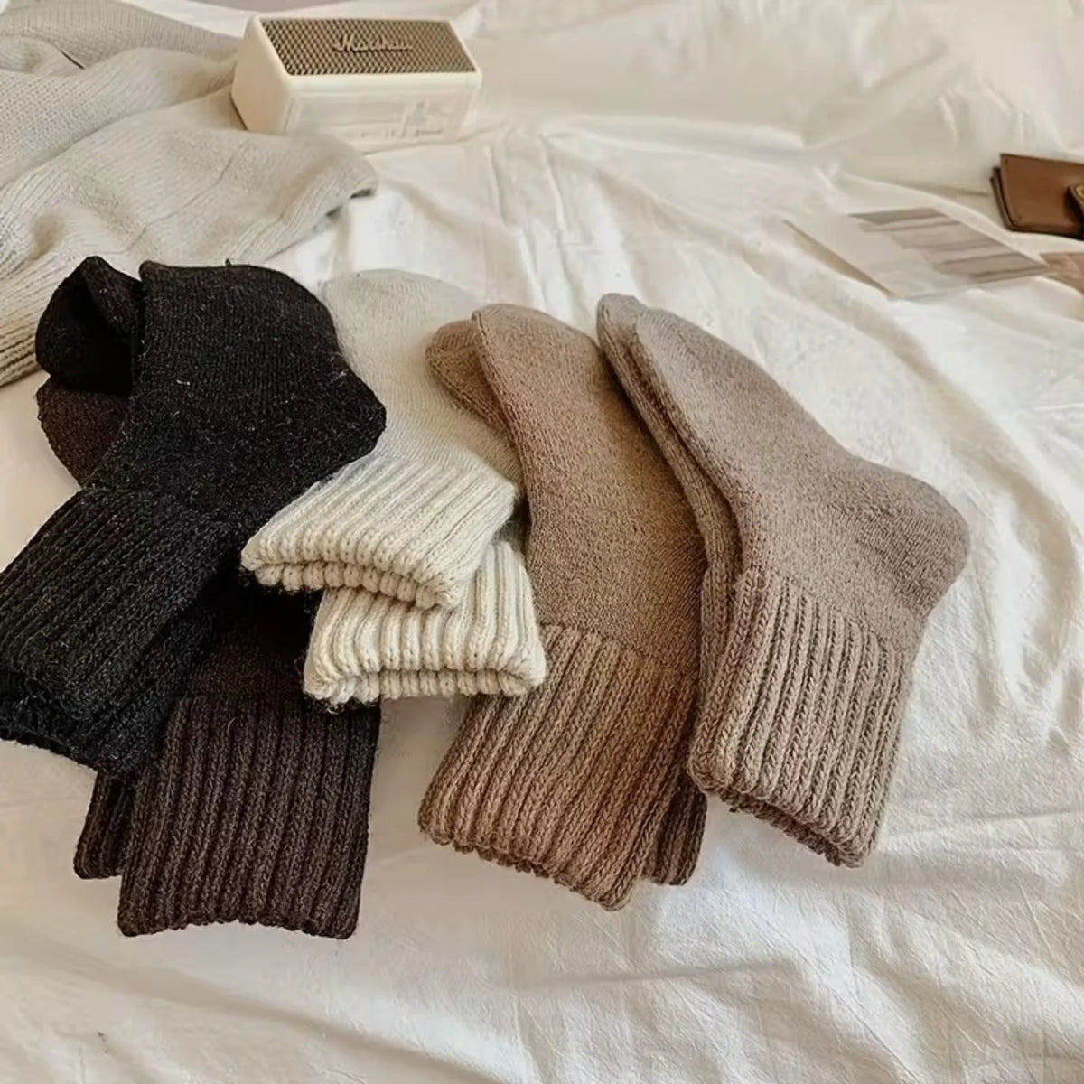 Chunky Cuff Socks · 5-pack